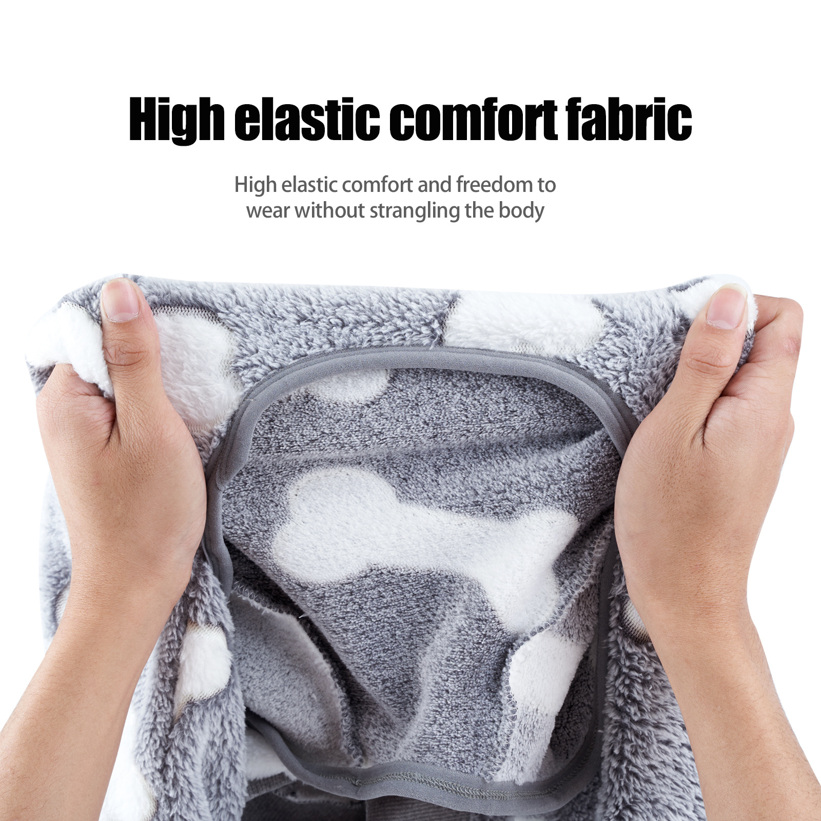 Simple Style Flannel Fabric Star Moon Unforgettable Pet Clothing display picture 8