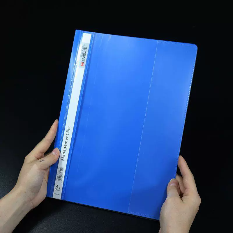 Creative live page 2 -hole A4 folder punching transparent folder dual -hole report folder folder office binding folder