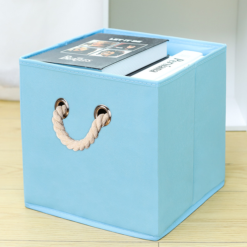 Amazon descubierto caja de almacenamiento de juguete cesta plegable caja de almacenamiento cajón armario caja de almacenamiento al por mayor