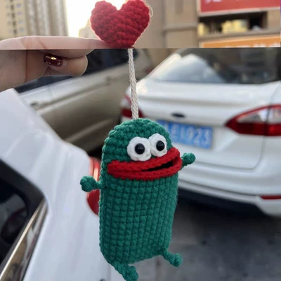 Car key bag, Car Key Protective Case - 14cmx22cm-christmas-green-hearts
