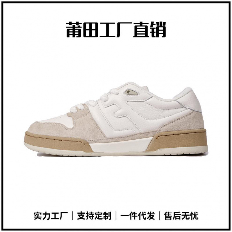 Putian Shoes for Men, F Brand Color-Blocked White Sneakers for Women, Retro Off-White Casual Sports Shoes, Thick-Soled Low-Top Sneakers Putian Shoes for Men, F Brand Color-Blocked White Sneakers for Women, Retro Off-White Casual Sports Shoes, Thick-Soled Low-Top Sneakers