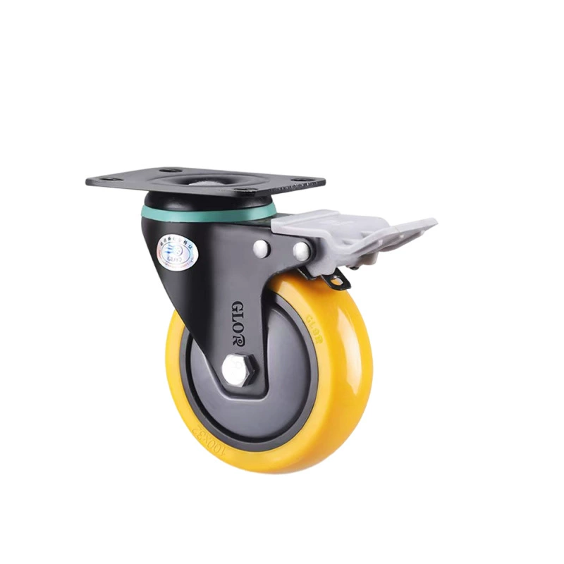 Polyurethane universal cart, wear-resistant wheel, swivel wheels, 3inch, 4inch, 5inch