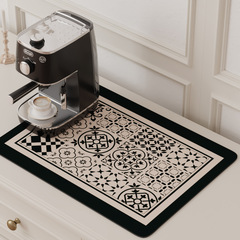 廚房台面瀝水墊子洗手台咖啡機碗盤乾燥墊吧檯吸水杯墊免洗隔熱墊