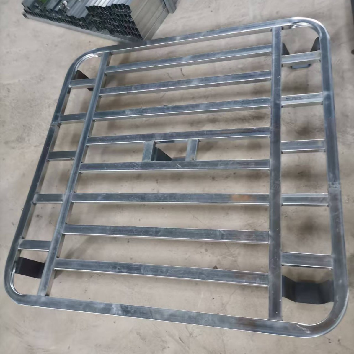 叉车铁托盘重型仓储钢制金属托盘五脚仓库托盘防潮垫板