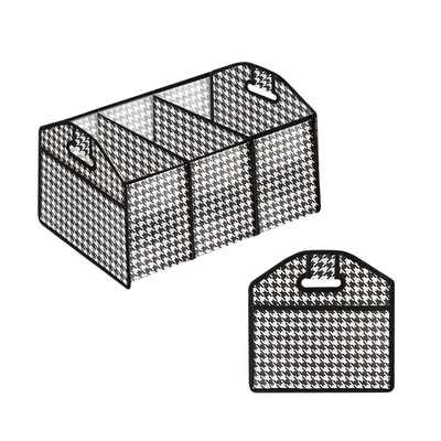 Car storage bag/box storage box storage box - thickened-houndstooth