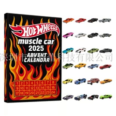 新品Muscle Toy Car Advent Calendar玩具车降临节日历盲盒