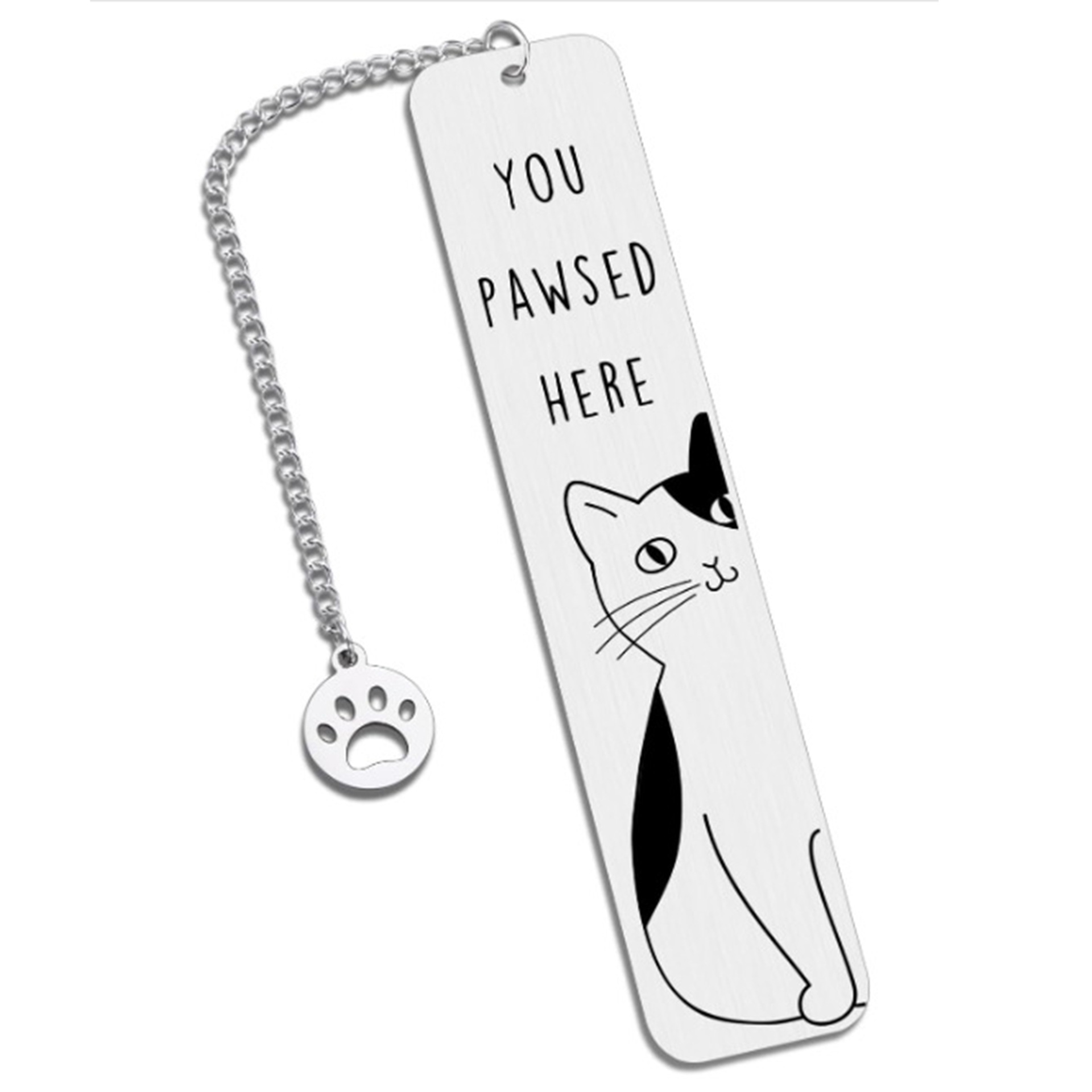 Amazon venta caliente interesante gatito perro marcadores adorables diseño de contraste de color blanco y negro marcadores de acero inoxidable fabricantes al por mayor