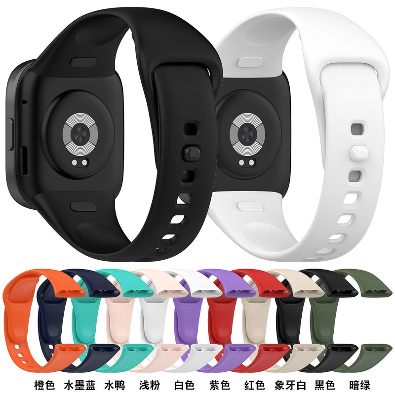 Redmi Watch3 モノクロ時計ストラップ Watch 3Lite シリコン交換用リストストラップ公式同色に適しています。|undefined