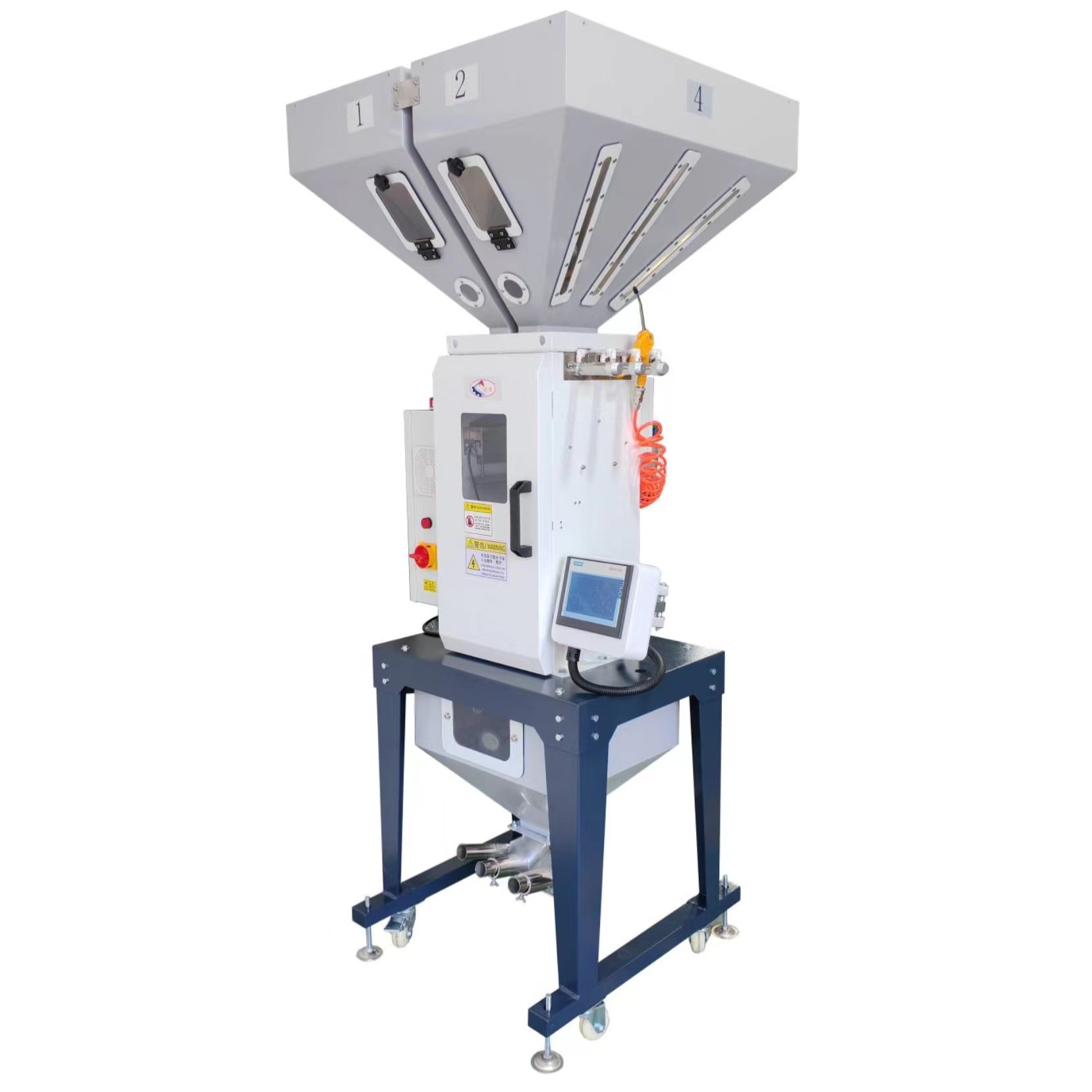 称重式自动称重拌料机本厂家现货注塑挤出淋膜混料机称重式搅拌机