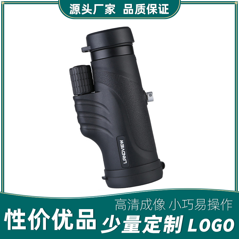 工厂批发10x42单筒望远镜高清高倍微光夜视户外手机拍照望远镜