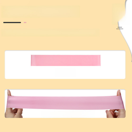 Factory Direct Selling Pink Resistance Band Glute Trainer Elastic Band Yoga Fitness Resistance Band Fitness Equipment