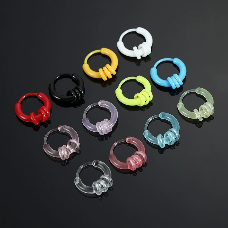 Не подвержен аллергии на смолу, ушные застежки, модные корейские студенты, дикие круглые серьги, серьги, женские спящие