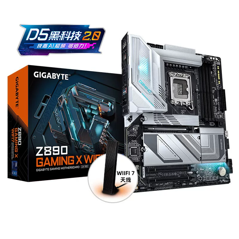 Материнская плата Gigabyte X Z890 GAMING X WIFI7 DDR5 для ПК, для процессора LGA 1851