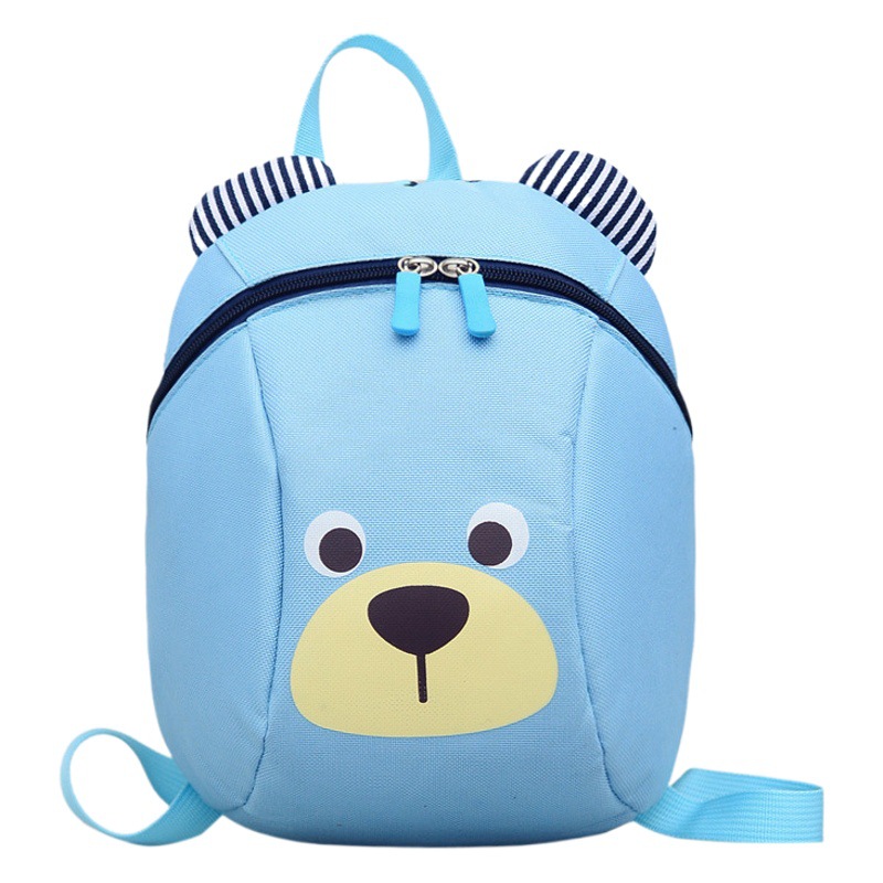 Bear 1-3 Years Old Anti-Lost School Bag Kindergarten Kidsren's Backpack Boys and Girls Cartoon Backpack Large Capacity