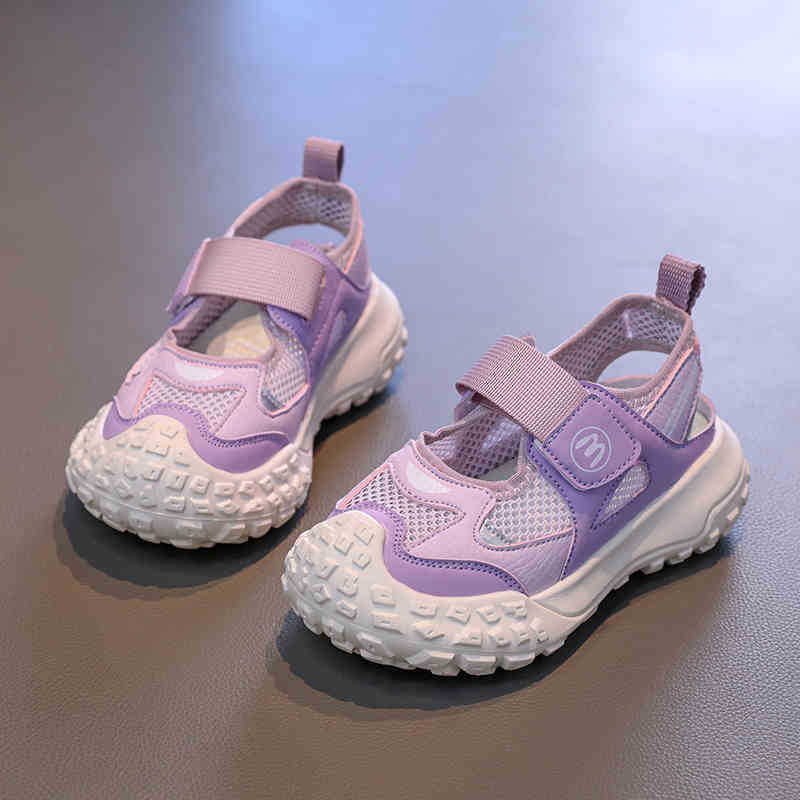 Kids' Outdoor Sport Sandals With Closed Toe, Adjustable Straps For Beach Play & Daily Adventures Comfortable & Breathable Upper_voghion.com