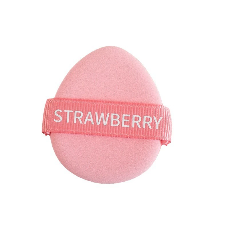 Powder Puff (Guo Xiao Niu) Strawberry Cushion — Dual-Use Dry & Wet, Super-Soft Strap