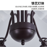 Ретро люстра для гостиной, светильник, в американском стиле, французский стиль, изысканный стиль