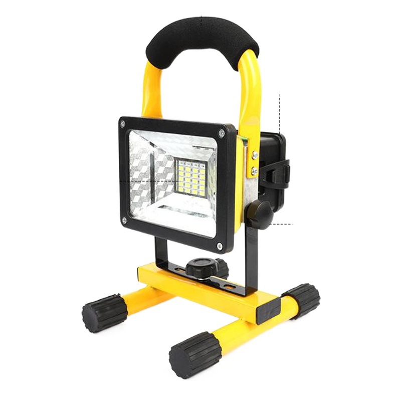 Luz de inundación LED luz fuerte reflector sitio de construcción trabajo móvil minero luz rojo azul flash luz de advertencia reflector al por mayor