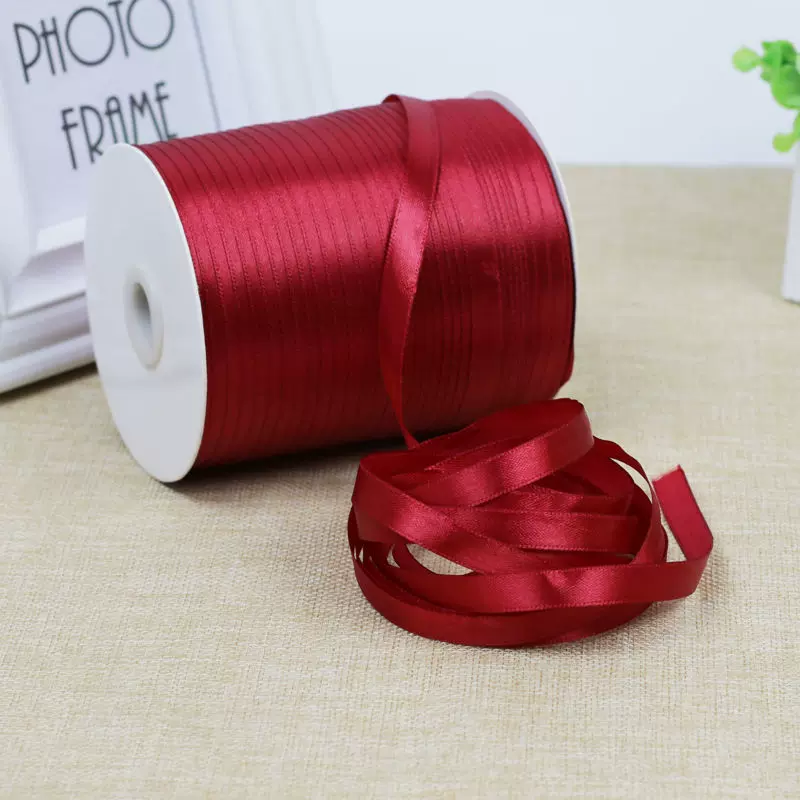 1cm丝带缎带彩带绸带婚庆气球绑带礼物礼包编发书签 圣诞节日丝带