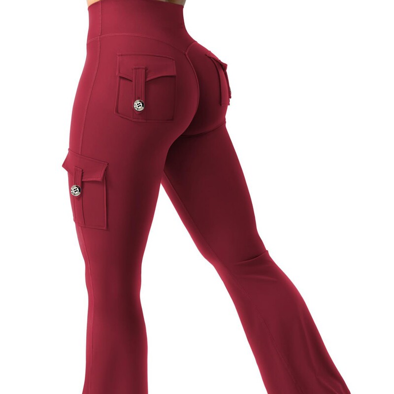 Amazon's Hottest Sports Horn Leggings with Pockets, High-Waisted Workwear Gym Outdoor Yoga Pants