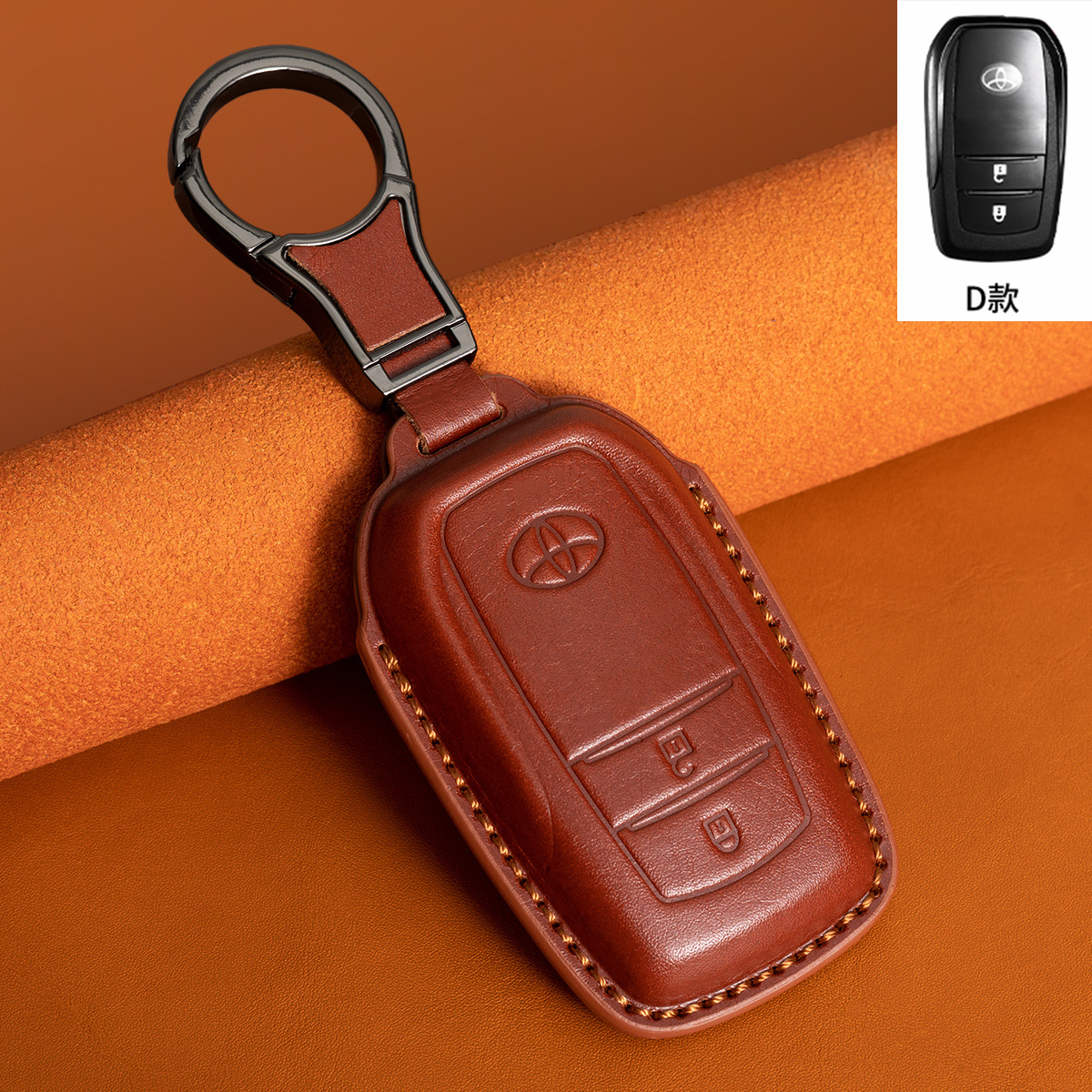 D형-다크 브라운 [금속 버클]