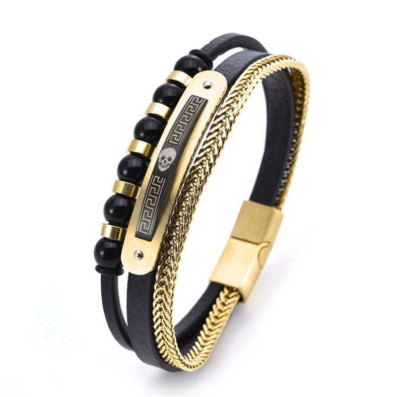 Magnetic bracelet stainless steel, for import
