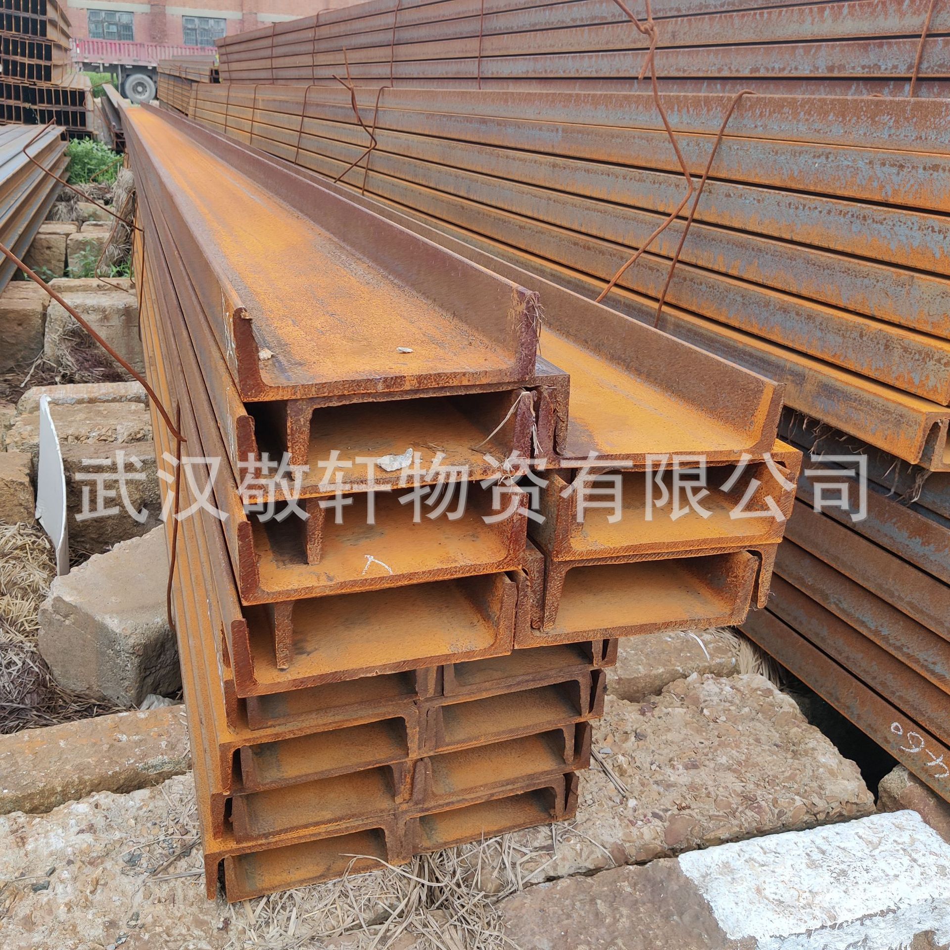 长期供应槽钢Q235B22#槽量大价优湖北地区总代理一条起售