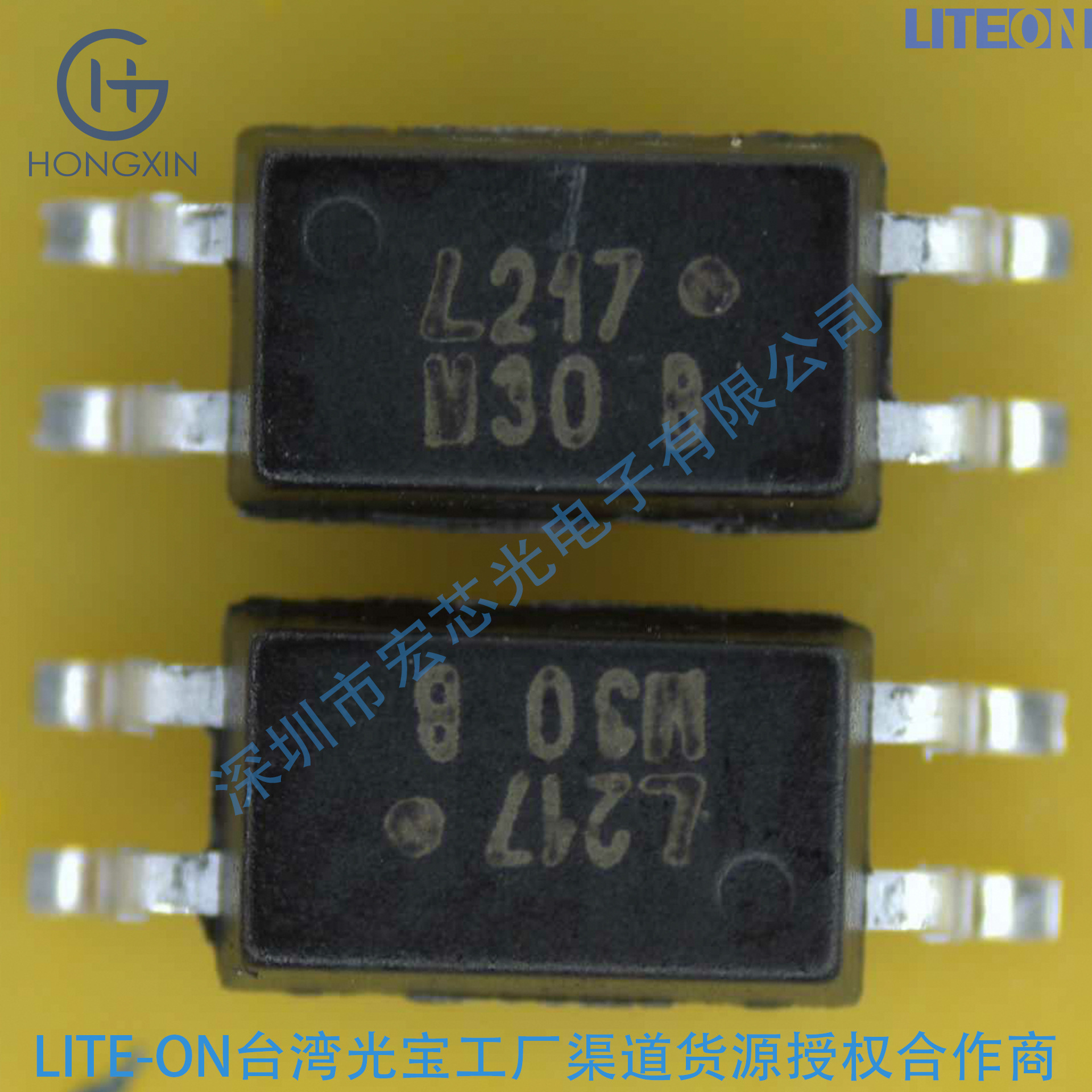 LTV-217-B-G 光宝晶体管输出光耦217 SOP4 175mil封装 dc输入类型