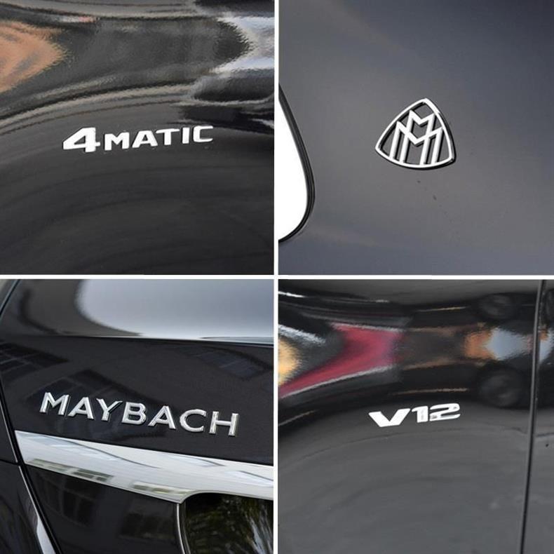 Suitable for Mercedes-Benz Maybach S-Class, original factory modification, side lettering, S450, S480, S600, rear lettering