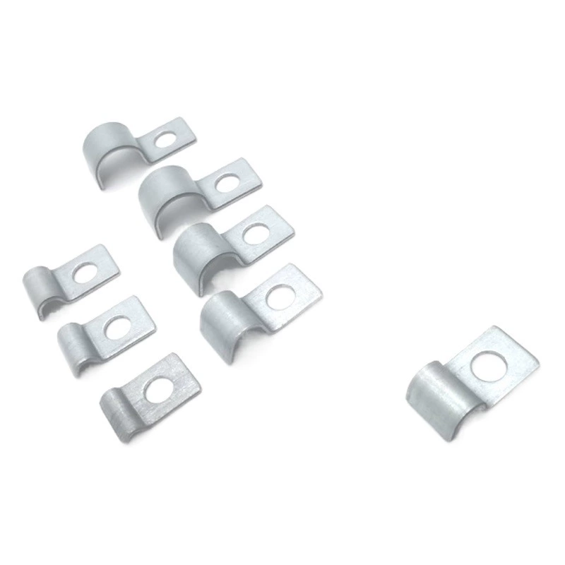 Утолщенный оцинкованный трубный зажим, односторонний зажим для лошадей, кабельный зажим, пряжка для проволоки, металлическая проволока с крепежной деталью, утолщенная огнестойкая