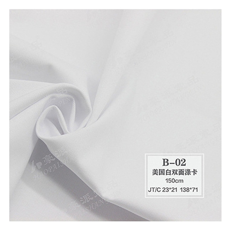 Ventas directas de la fábrica/venta al por mayor/tarjeta blanca americana del poliéster/tarjeta blanca elegante del poliéster/vestido blanco/ropa de la enfermera/blanqueo cloro-resistente/estamparon