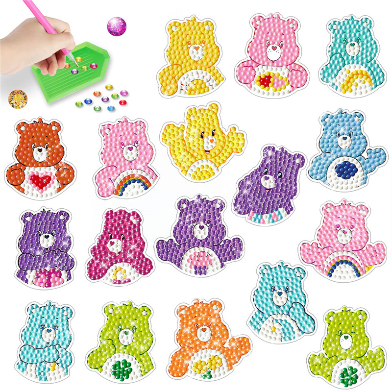 Pintura de Diamantes, Juego de Dibujos Animados de Minecraft, PVC, Pegatinas de Diamantes Hechas a Mano para Niños, Venta al por Mayor