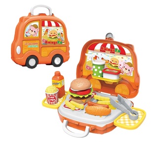Children's makeup play house intelligence toy set Medical kitchen tools portable suitcase toy wholesale
