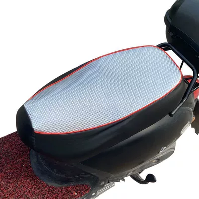 universal sunscreen waterproof heat insulation | Electric car cushion - silver-diamond-face-red-edge-bud-large-size-61-65