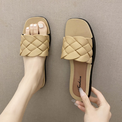 New summer sandals for women's home non-slip slippers cross-border foreign trade exclusively for external wear Internet celebrity ins trend wholesale