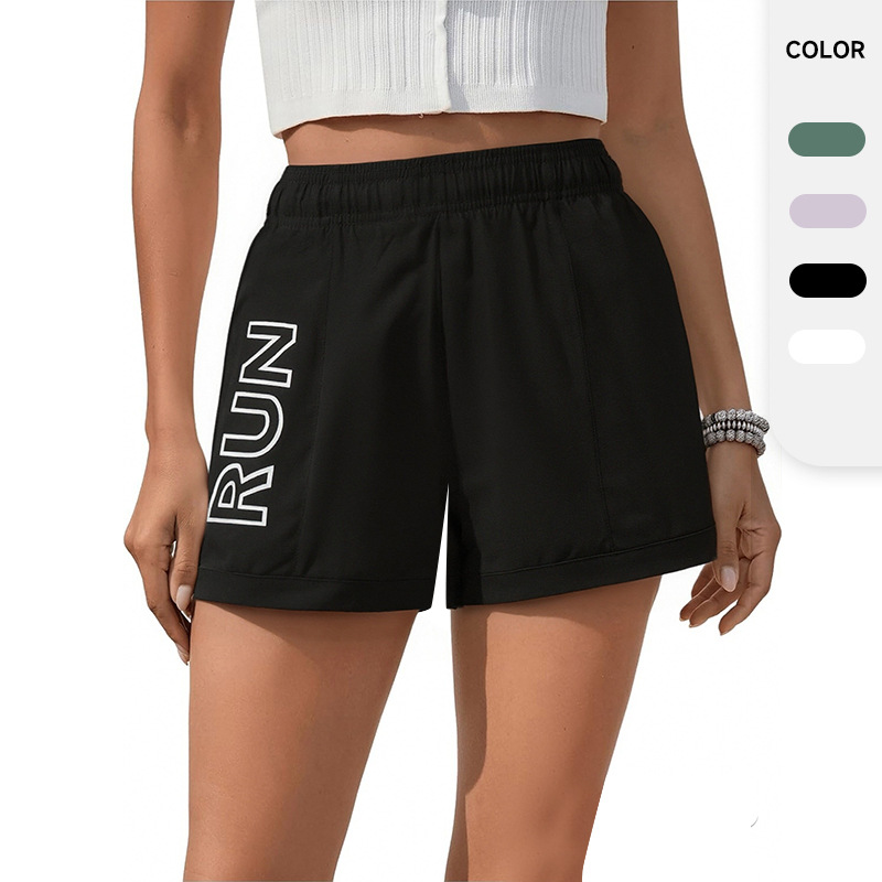 Pantalones cortos de secado rápido de seda de hielo ropa exterior de mujer verano Delgado nuevo tramo suelto casual deportes correr pantalones de tres puntos