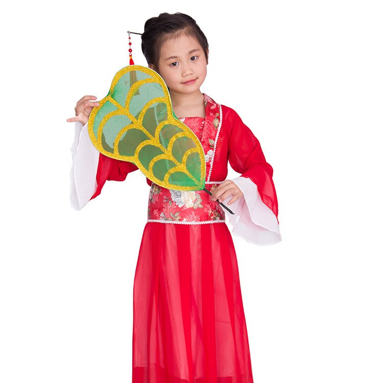 Princess Tienshan Performance Costume, Banana Fan, Children's Ancient Costume, Fairy Costume, Journey to the West Red Fairy Costume, Princess Dress