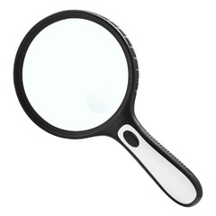 Extra large high-definition reading mobile phone, extra large double mirror handheld magnifying glass with 4LED lights, gift for the elderly and children