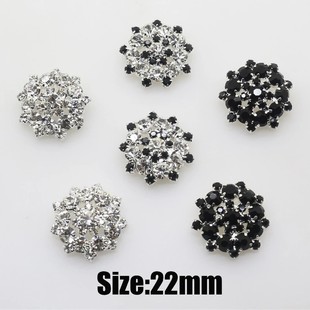 In stock 22MM sewing buckle eye Rhinestone Button DIY clothing headdress fur coat jewelry accessories
