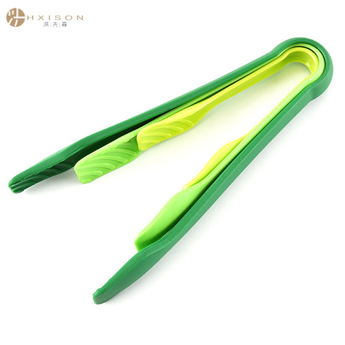Cross-border steak tongs food tongs plastic kitchen tools plastic products PP plastic food tongs bread tongs