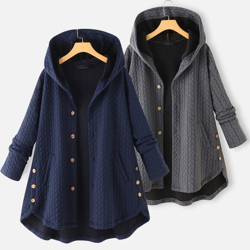 Fashion ladies cotton-padded jacket hooded long coat cross-border women's clothing manufacturers wholesale autumn and winter casual warm cotton-padded jacket Fashion ladies cotton-padded jacket hooded long coat cross-border women's clothing manufacturers wholesale autumn and winter casual warm cotton-padded jacket