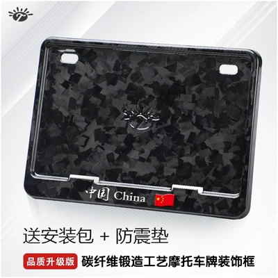 Nömrə qabı, New Traffic Regulations Motorcycle License Plate - snowflake-forged-china-2-shock-mount-installation-kit