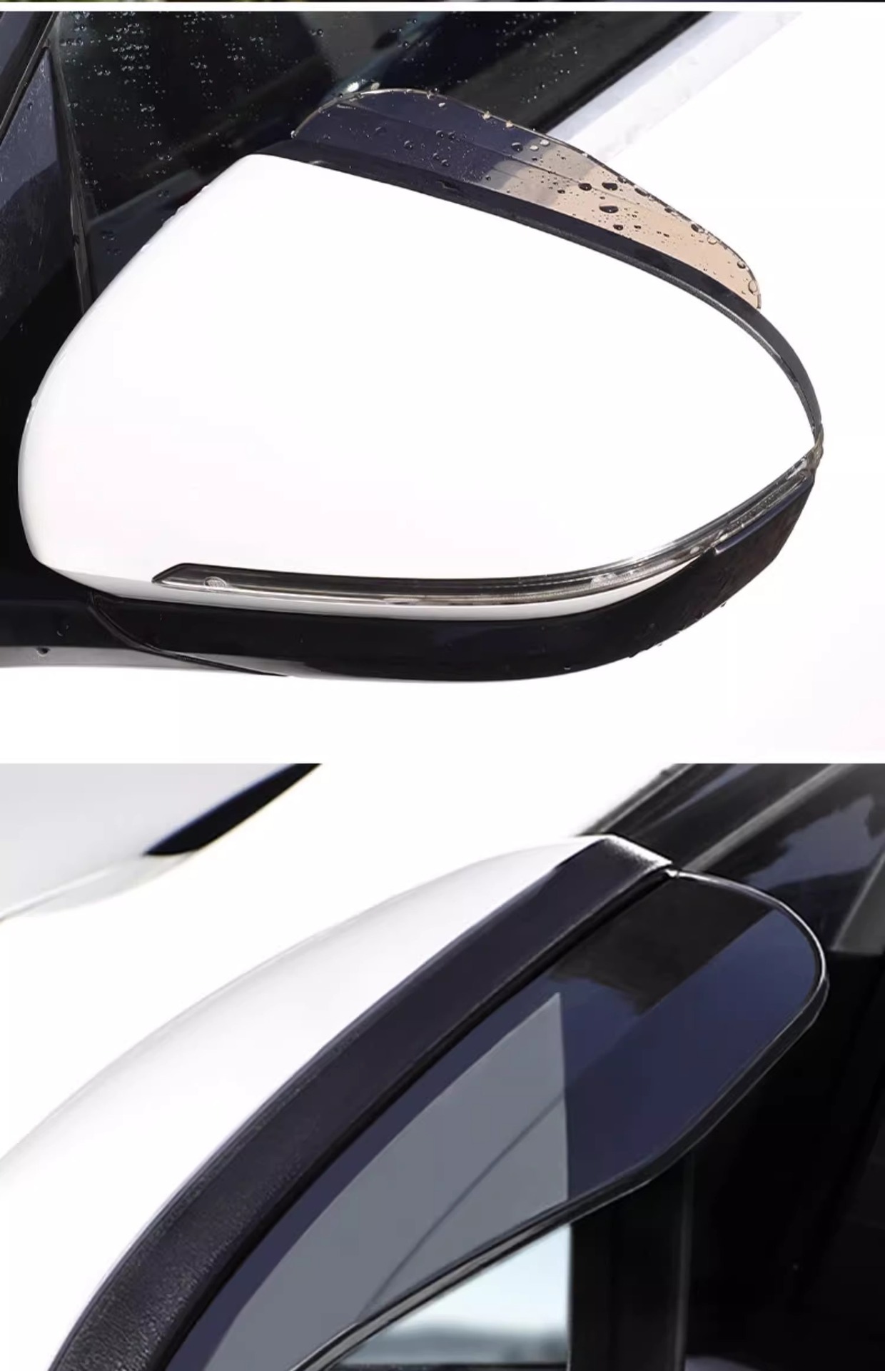 Window rain shield rearview mirror rainproof mirror rain shield universal reflective artifact widened and enlarged