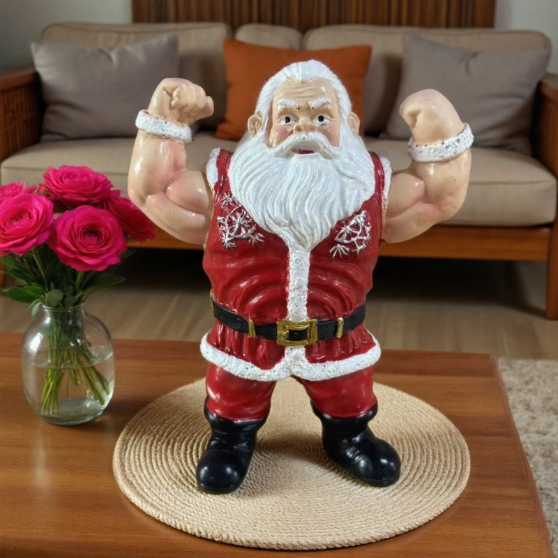 圣诞老人节日家居装饰摆件客厅玄关书桌装饰饰品摆件