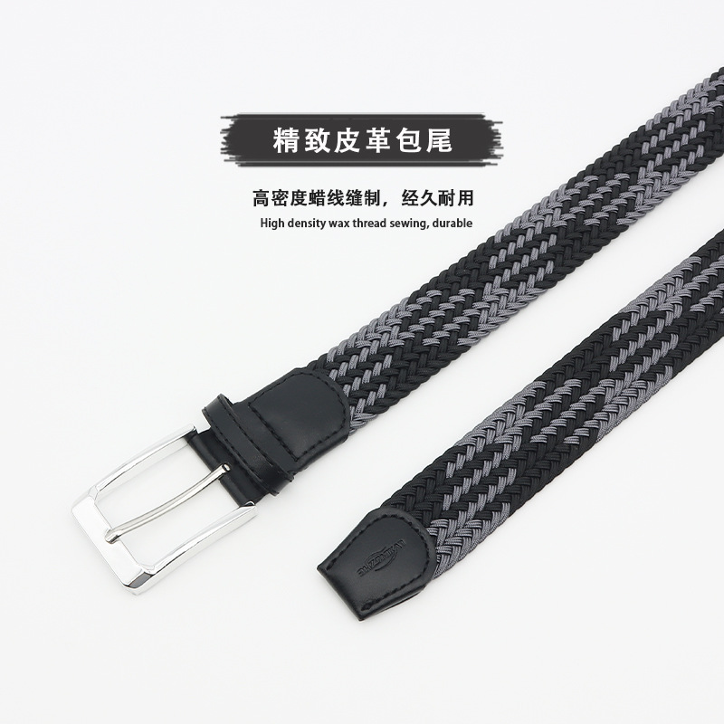 Men's cloth casual universal elastic woven sports belt