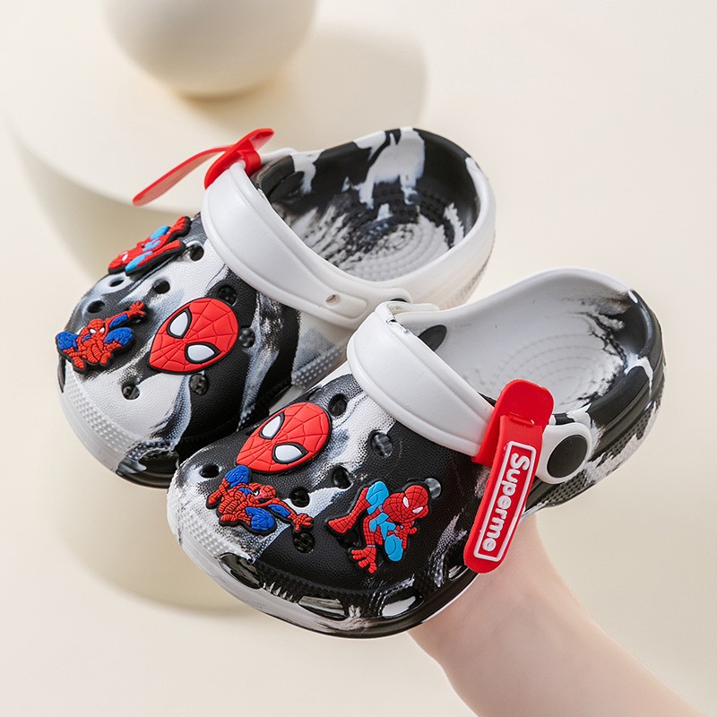 Zapatillas de verano para niños EVA resbaladizo pedazo de mierda sensación de cabeza transpirable niña usaba zapatos de agujero de playa de niños image 7