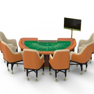 Berson Factory Direct Sales Entertainment Table Practical Entertainment Game Poker Table Luxury Entertainment Poker Table Set