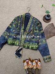 深圳南油重工苗绣外套真丝香云纱外套新中式国风时尚气质新中式国