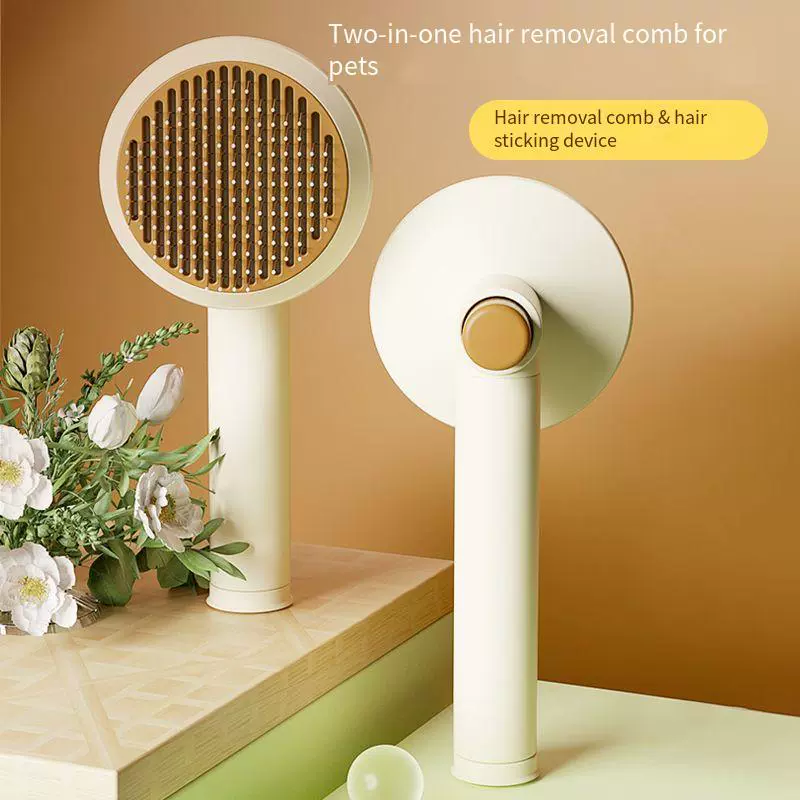 Трансграничные домашние животные расческа кошачий массаж иглы из нержавеющей стали очищающий игольчатый собачий эпилятор 2 в 1 одежда липкая шерсть