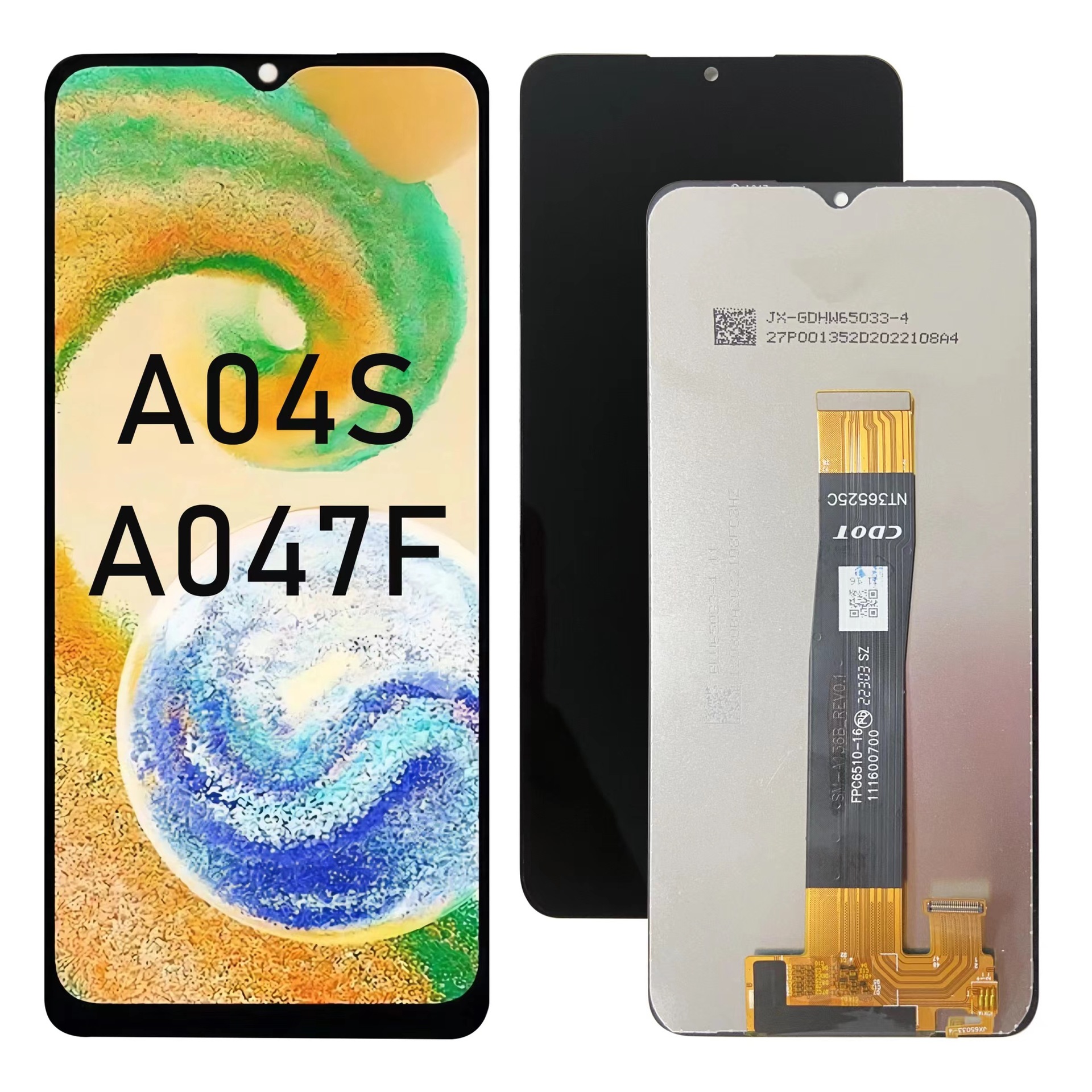 适用于三星A04S手机屏幕总成A047F液晶屏触摸屏内外一体屏